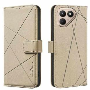 For Tecno Pova 7 Ultra 5G Geometric Pattern RFID Leather Phone Case(Beige)