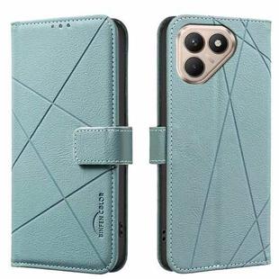 For Tecno Pova 7 Pro 5G Geometric Pattern RFID Leather Phone Case(Green)
