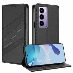 For itel City 100 Embossed Multi-functional Wallet Retro Leather Phone Case(Black)
