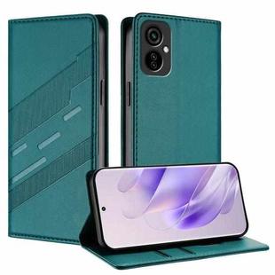 For Tecno Camon 19 Neo Embossed Multi-functional Wallet Retro Leather Phone Case(Dark Green)