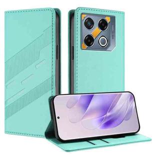 For Infinix GT 20 Pro Embossed Multi-functional Wallet Retro Leather Phone Case(Mint Green)
