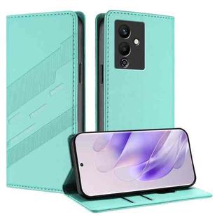 For Infinix Note 12 Pro 5G Embossed Multi-functional Wallet Retro Leather Phone Case(Mint Green)