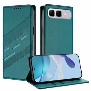 For Infinix Smart 10 Plus 4G Embossed Multi-functional Wallet Retro Leather Phone Case(Dark Green)