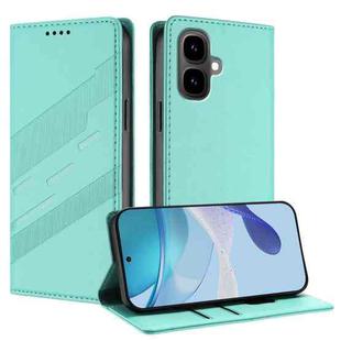 For Infinix Smart 10 4G Embossed Multi-functional Wallet Retro Leather Phone Case(Mint Green)