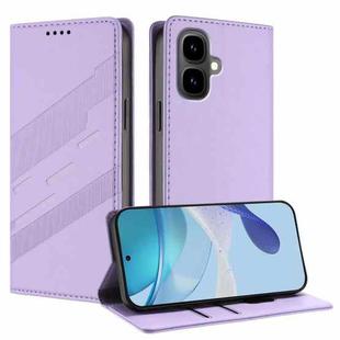 For Infinix Smart 10 4G Embossed Multi-functional Wallet Retro Leather Phone Case(Light Purple)