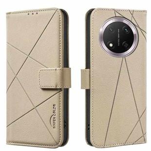 For Honor X9C 5G / Magic7 Lite Geometric Pattern RFID Leather Phone Case(Beige)