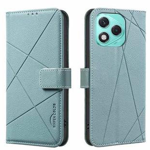 For Honor 400 Lite Geometric Pattern RFID Leather Phone Case(Green)