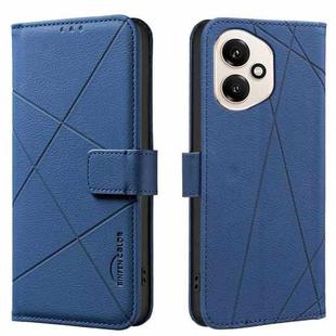 For Honor 400 Global 156.5mm Geometric Pattern RFID Leather Phone Case(Blue)