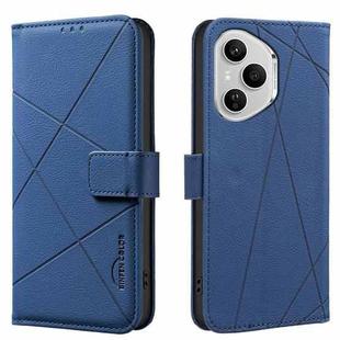 For Honor 400 Pro Global 160.8mm Geometric Pattern RFID Leather Phone Case(Blue)