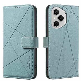 For Honor 400 Pro Global 160.8mm Geometric Pattern RFID Leather Phone Case(Green)