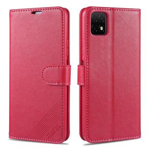 For  Huawei Enjoy 20 AZNS Sheepskin Texture Horizontal Flip Leather Case with Holder & Card Slots & Wallet(Red)