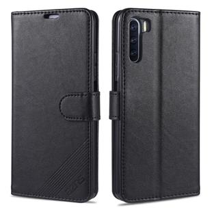For Huawei Maimang 9 AZNS Sheepskin Texture Horizontal Flip Leather Case with Holder & Card Slots & Wallet(Black)