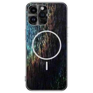 For iPhone 14 Pro Dazzling Acrylic Shockproof MagSafe Phone Case(Black)