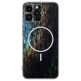 For iPhone 13 Pro Max Dazzling Acrylic Shockproof MagSafe Phone Case(Black)