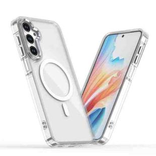 For Samsung Galaxy A05s MagSafe Magnetic Clear Phone Case(White)