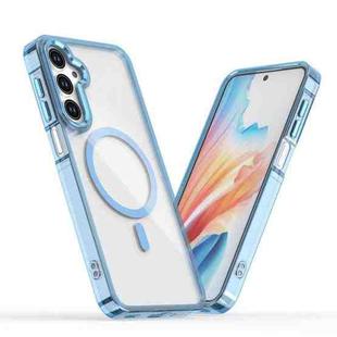 For Samsung Galaxy A16 5G MagSafe Magnetic Clear Phone Case(Blue)