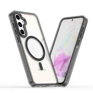 For Samsung Galaxy A35 5G MagSafe Magnetic Clear Phone Case(Black)
