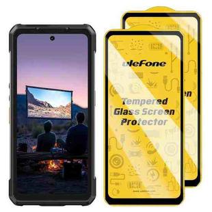 For Ulefone Armor 34 Pro Projector 2pcs / Pack Ulefone 9H HD Anti Fingerprint Tempered Glass Screen Protector