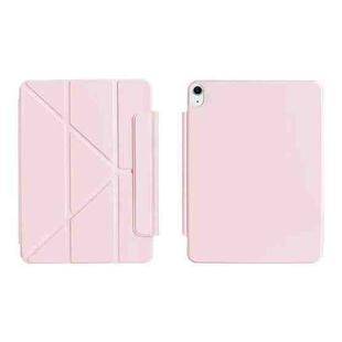 For iPad Air 11 2025 / 2024 WIWU Smart Magnetic Double-sided Clip Leather Tablet Case(Pink)
