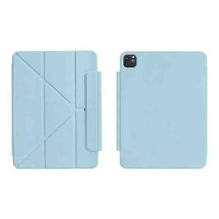 For iPad Air 13 2025 / 2024 / Pro 12.9 WIWU Smart Magnetic Double-sided Clip Leather Tablet Case(Blue)