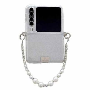 For Huawei Pura X TPU Side Buckle Glitter Portable Style Phone Case(Silver)