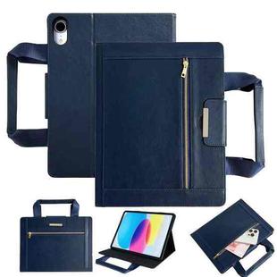 For iPad mini 2024 / 6 Zipper Handle Retro Smart Leather Tablet Case(Royal Blue)