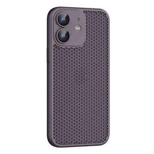 For iPhone 11 Cooling Skin Feel PC Phone Case with Lens Film(Purple)