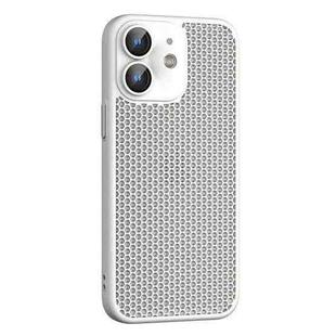 For iPhone 11 Cooling Skin Feel PC Phone Case with Lens Film(White)