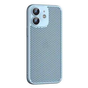 For iPhone 11 Cooling Skin Feel PC Phone Case with Lens Film(Sierra Blue)