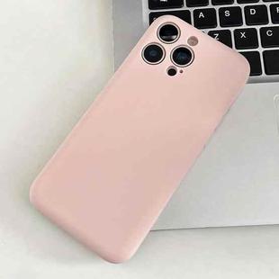 For iPhone 12 Pro Fine Hole Insert Card Slot TPU Phone Case(Pink)