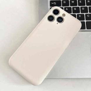 For iPhone 11 Pro Max Fine Hole Insert Card Slot TPU Phone Case(White)