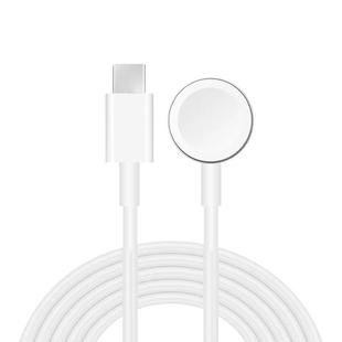 For Apple Watch Series xDfind Magnetic Fast Charger Charging Cable, Type-C Port, Length: 1m(White)