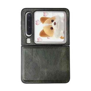 For Huawei Pura X Crazy Horse Pattern Two-Stage Phone Case(Green)