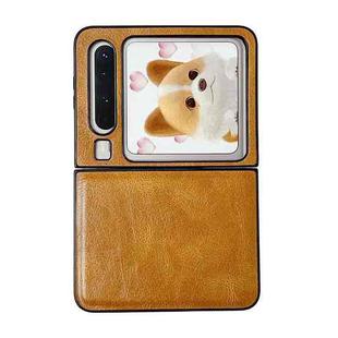 For Huawei Pura X Crazy Horse Pattern Two-Stage Phone Case(Brown)
