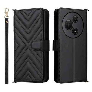 For TCL 60 NxtPaper Multifunctional 6-Card Slots Leather Phone Case with Wrist Strap(Black)