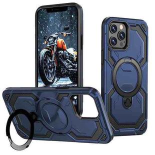 For iPhone 14 Pro Cooling MagSafe Holder Phone Case(Blue)