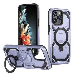 For iPhone 15 Pro Max Cooling MagSafe Holder Phone Case(Light Blue)