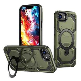 For iPhone 16e Cooling MagSafe Holder Phone Case(Green)