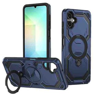 For Samsung Galaxy A06 5G / 4G Cooling MagSafe Holder Phone Case(Blue)