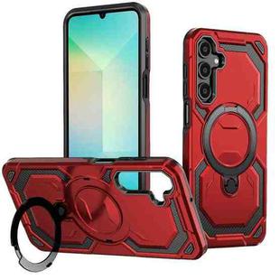 For Samsung Galaxy A05s Cooling MagSafe Holder Phone Case(Red)