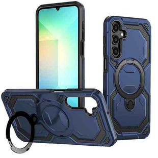 For Samsung Galaxy A05s Cooling MagSafe Holder Phone Case(Blue)