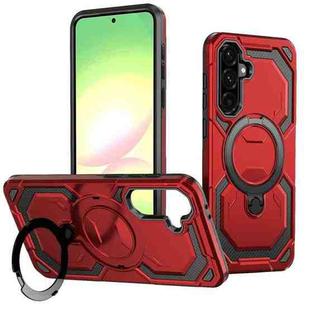 For Samsung Galaxy A56 5G Cooling MagSafe Holder Phone Case(Red)