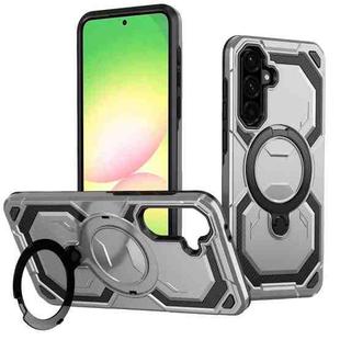 For Samsung Galaxy A56 5G Cooling MagSafe Holder Phone Case(Silver)