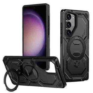 For Samsung Galaxy S23+ 5G Cooling MagSafe Holder Phone Case(Black)
