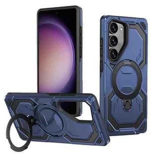 For Samsung Galaxy S23+ 5G Cooling MagSafe Holder Phone Case(Blue)