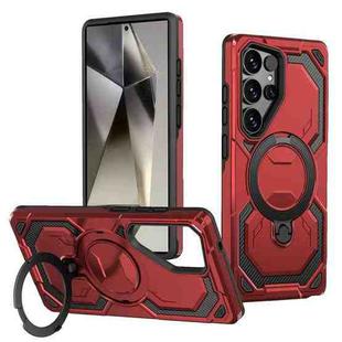 For Samsung Galaxy S23 Ultra 5G Cooling MagSafe Holder Phone Case(Red)