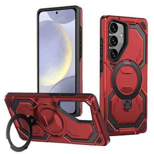 For Samsung Galaxy S25 5G / S24 5G Cooling MagSafe Holder Phone Case(Red)