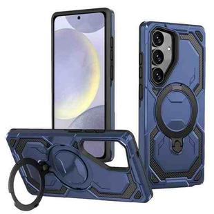 For Samsung Galaxy S25+ 5G / S24+ 5G Cooling MagSafe Holder Phone Case(Blue)