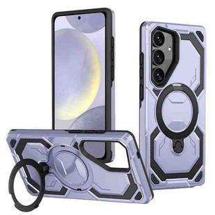 For Samsung Galaxy S25+ 5G / S24+ 5G Cooling MagSafe Holder Phone Case(Light Blue)