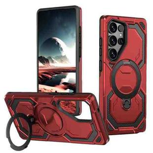 For Samsung Galaxy S25 Ultra 5G Cooling MagSafe Holder Phone Case(Red)